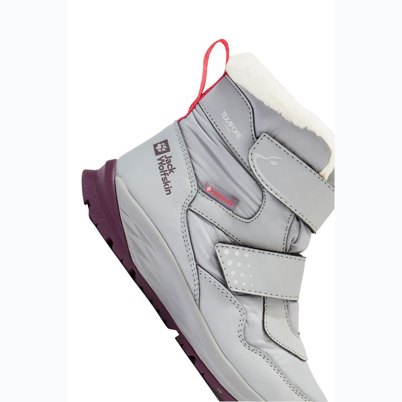 Scarpe per bambini Jack Wolfskin Polar Bear-B Texapore Mid Vc rainstorm 8