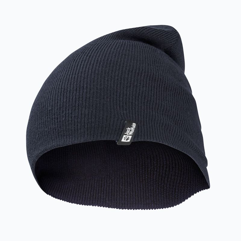 Cappello invernale Jack Wolfskin Rib dark navy
