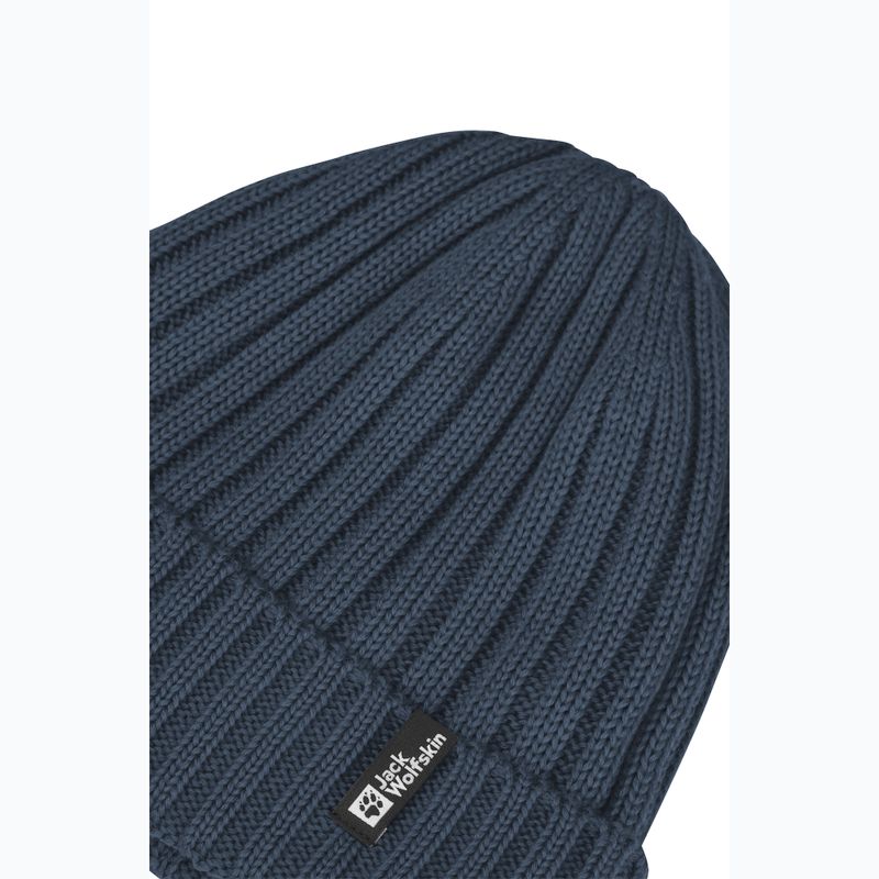 Cappello invernale Jack Wolfskin Rib Knit midnight sky 3