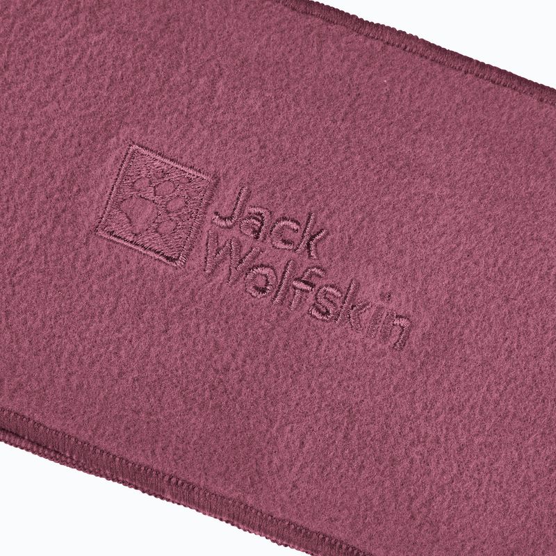 Fascia polare per la testa Jack Wolfskin Real Stuff raisin 3