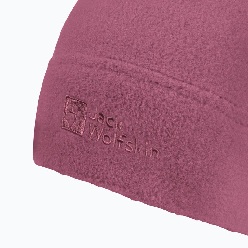 Cappello invernale Jack Wolfskin Real Stuff raisin 3