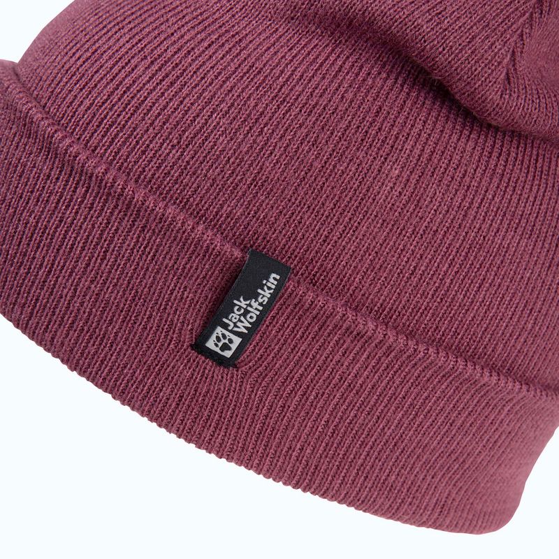 Cappello invernale Jack Wolfskin Rib raisin 3