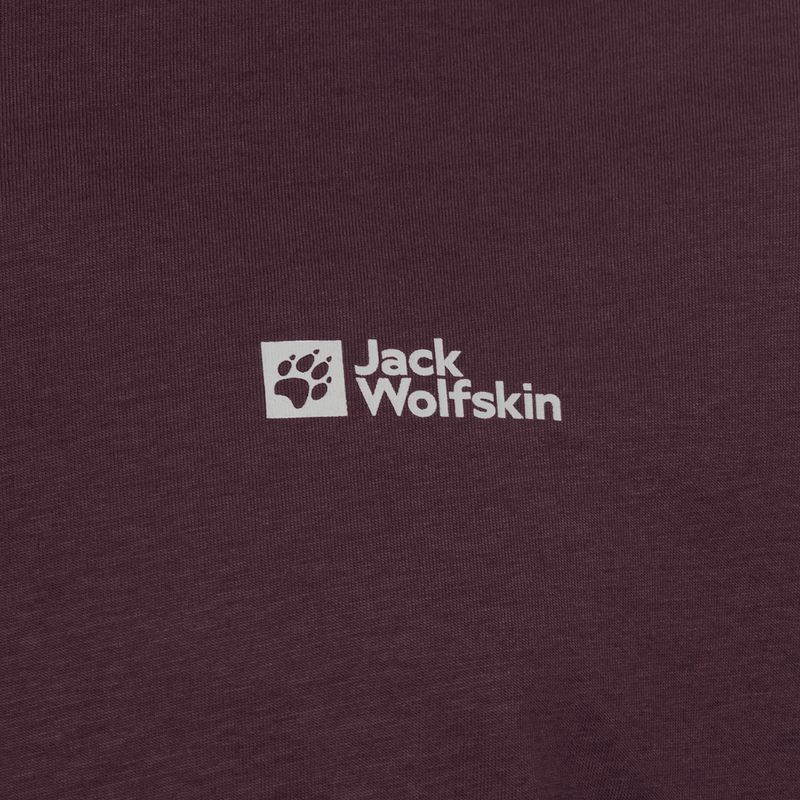 Maglietta da uomo Jack Wolfskin Essential amaranth 8