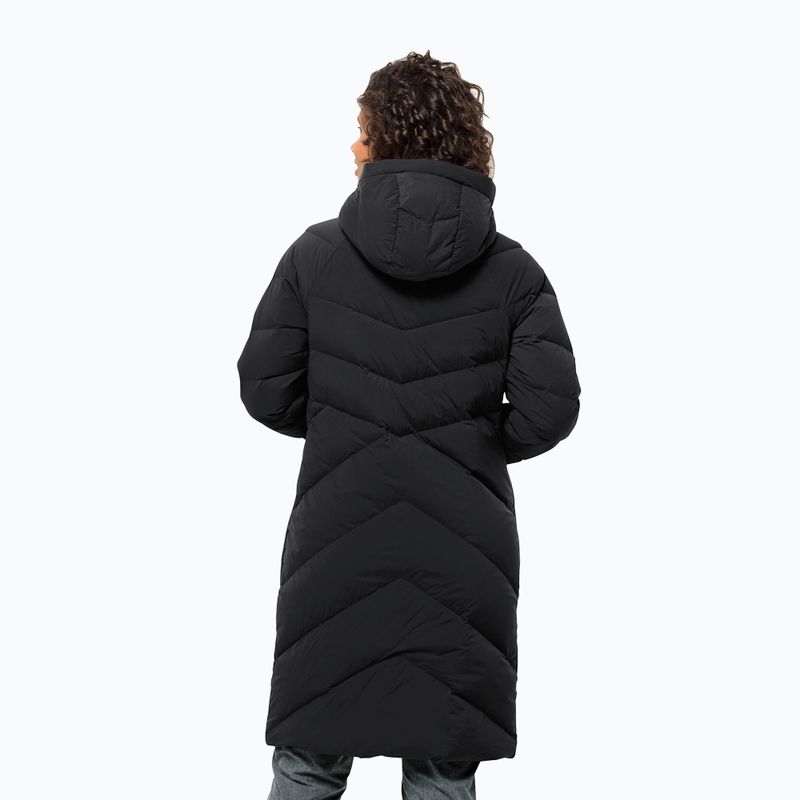 Piumino da donna Jack Wolfskin Marienplatz Coat black 2