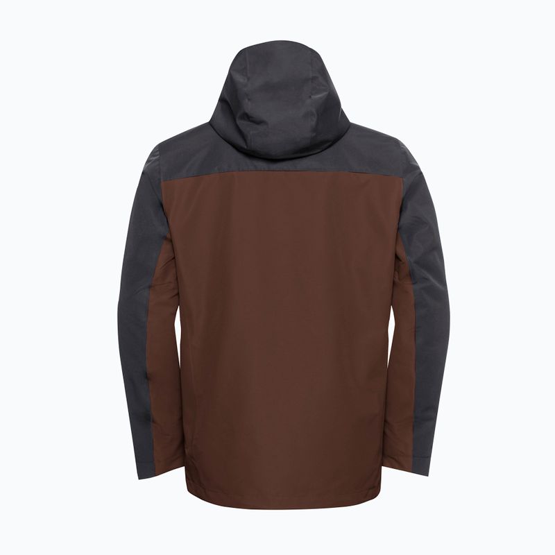 Giacca 3in1 da uomo Jack Wolfskin Taubenberg 3In1 hot choc 11