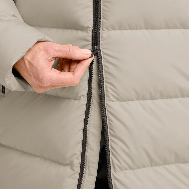 Giacca piumino donna Jack Wolfskin Frozen Palace sabbia chiaro 8