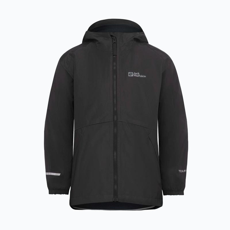 Giacca 3in1 per bambini Jack Wolfskin Iceland 3IN1 nera