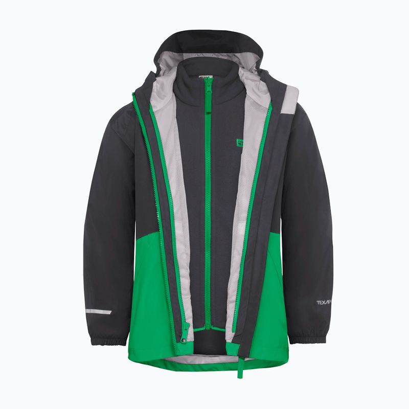 Giacca 3in1 per bambini Jack Wolfskin Iceland 3IN1 mystic geen 3