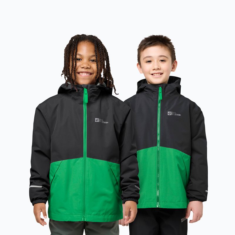 Giacca 3in1 per bambini Jack Wolfskin Iceland 3IN1 mystic geen 7
