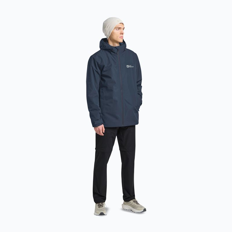 Giacca 3in1 da uomo Jack Wolfskin Taubenberg 3In1 midnight sky 2