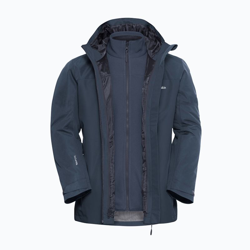 Giacca 3in1 da uomo Jack Wolfskin Taubenberg 3In1 midnight sky 12