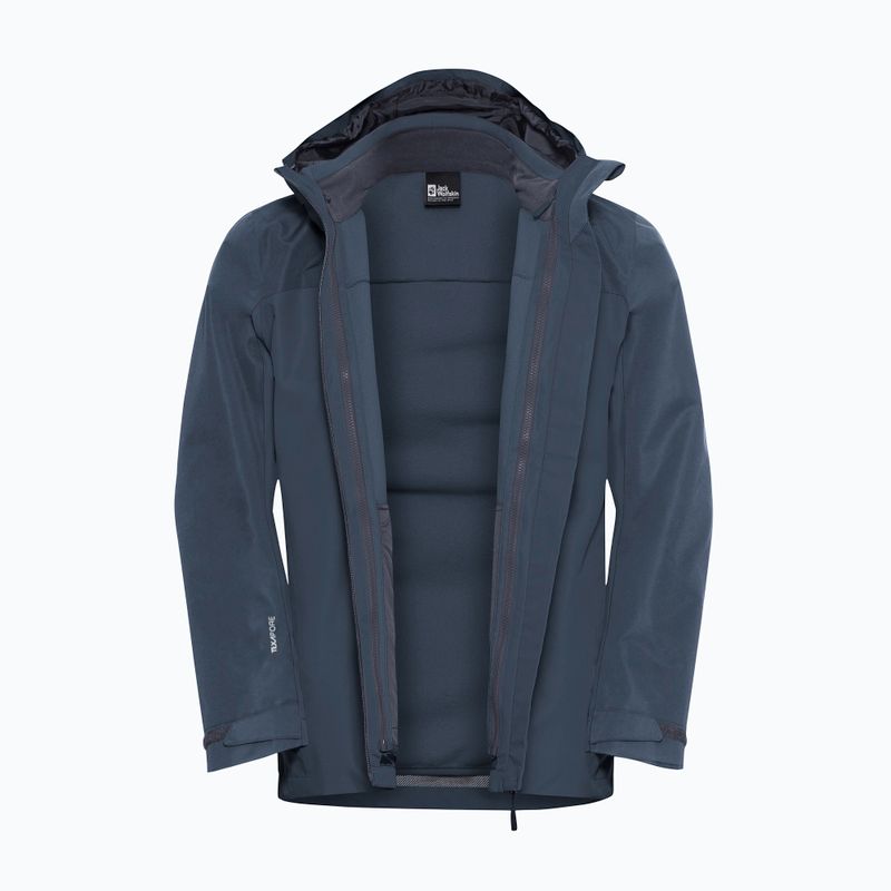 Giacca 3in1 da uomo Jack Wolfskin Taubenberg 3In1 midnight sky 13