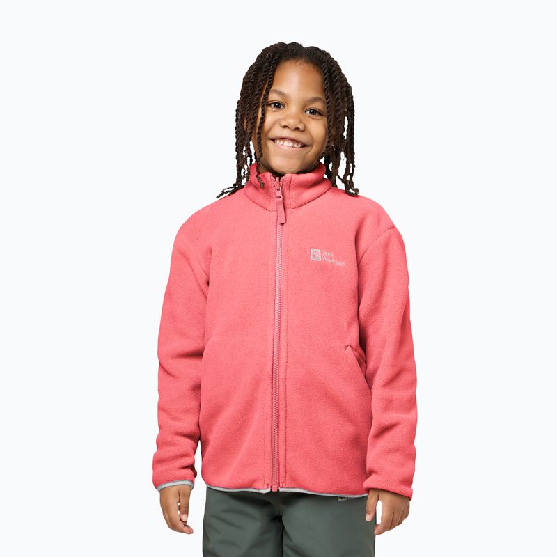 Giacca 3in1 per bambini Jack Wolfskin Iceland 3IN1 sunset coral 10