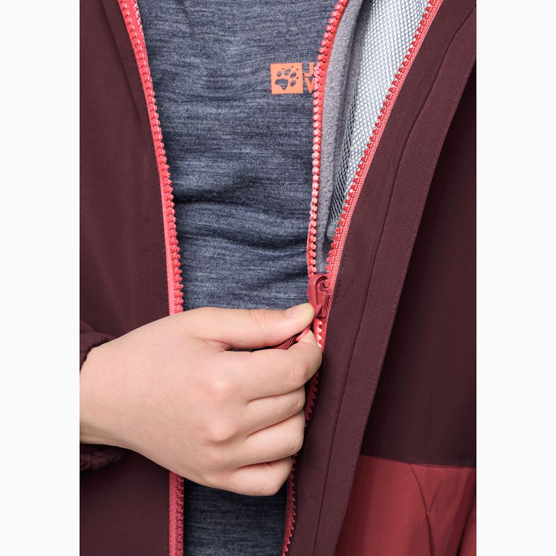 Giacca 3in1 per bambini Jack Wolfskin Iceland 3IN1 sunset coral 17