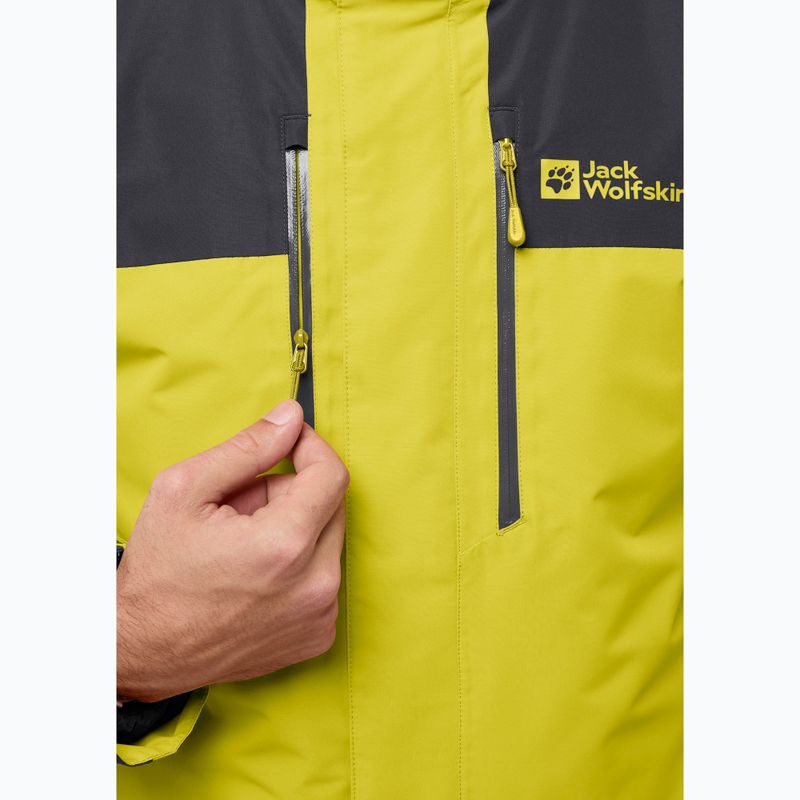 Giacca 3in1 da uomo Jack Wolfskin Jasper 3In1 chartreuse 14