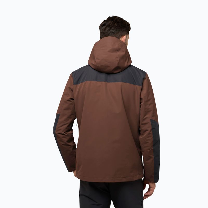 Giacca 3in1 da uomo Jack Wolfskin Jasper 3In1 hot choc 3