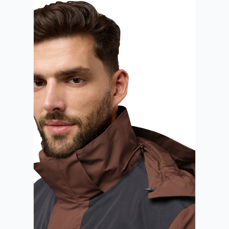 Giacca 3in1 da uomo Jack Wolfskin Jasper 3In1 hot choc 9