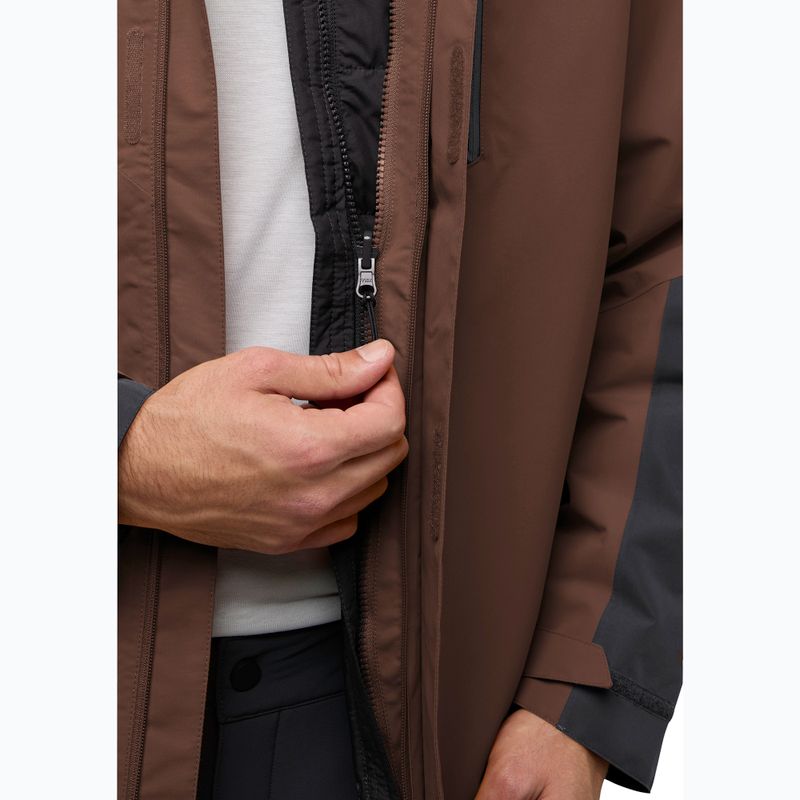 Giacca 3in1 da uomo Jack Wolfskin Jasper 3In1 hot choc 15