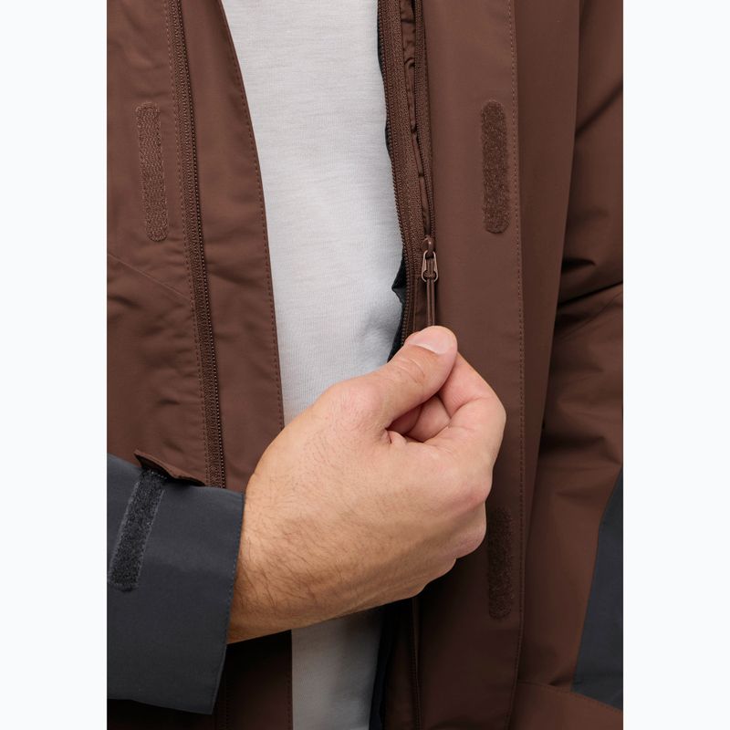 Giacca 3in1 da uomo Jack Wolfskin Jasper 3In1 hot choc 16