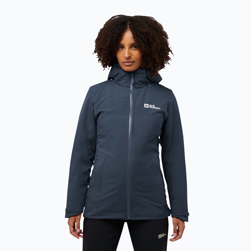 Giacca 3in1 donna Jack Wolfskin Hunberg 3In1 midnight sky