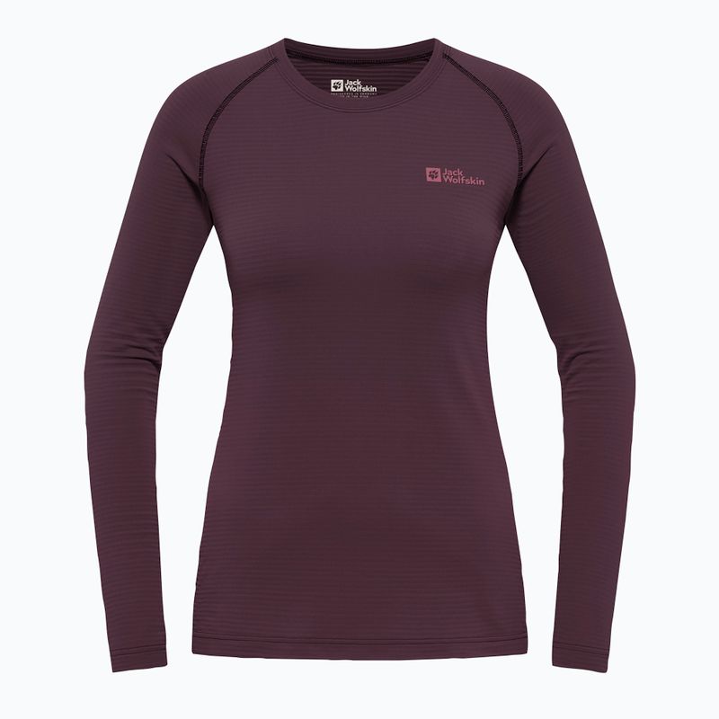 Maglia termica a maniche lunghe da donna Jack Wolfskin Infinite Warm amaranto 3