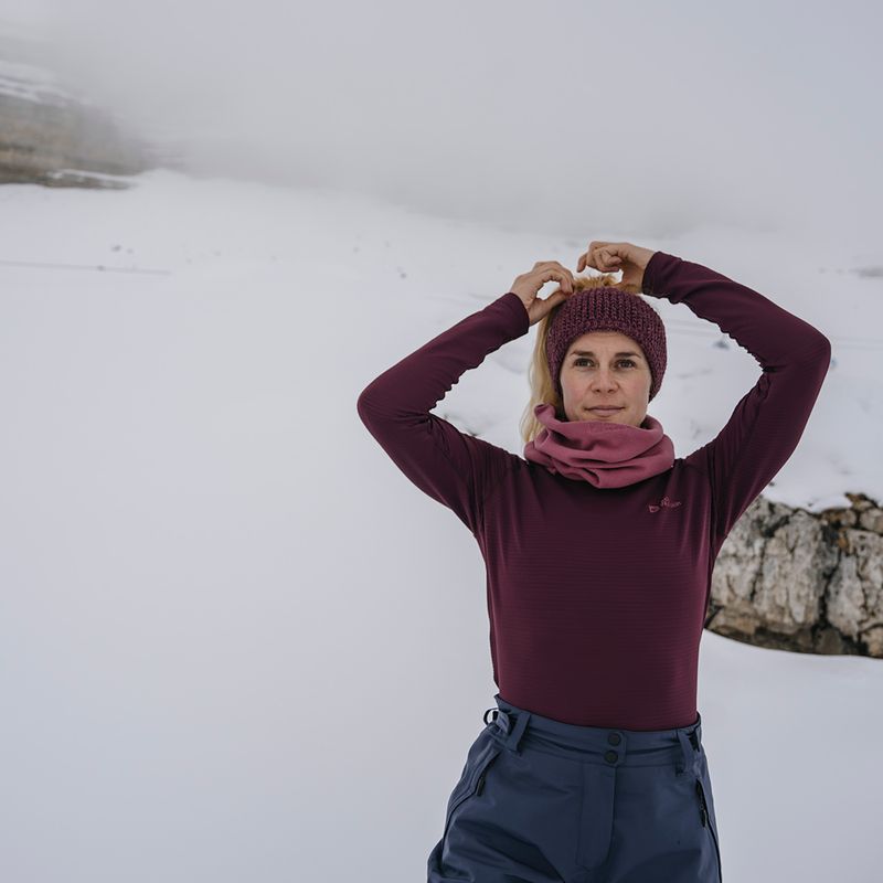 Maglia termica da donna Jack Wolfskin Infinite Warm amaranth 5