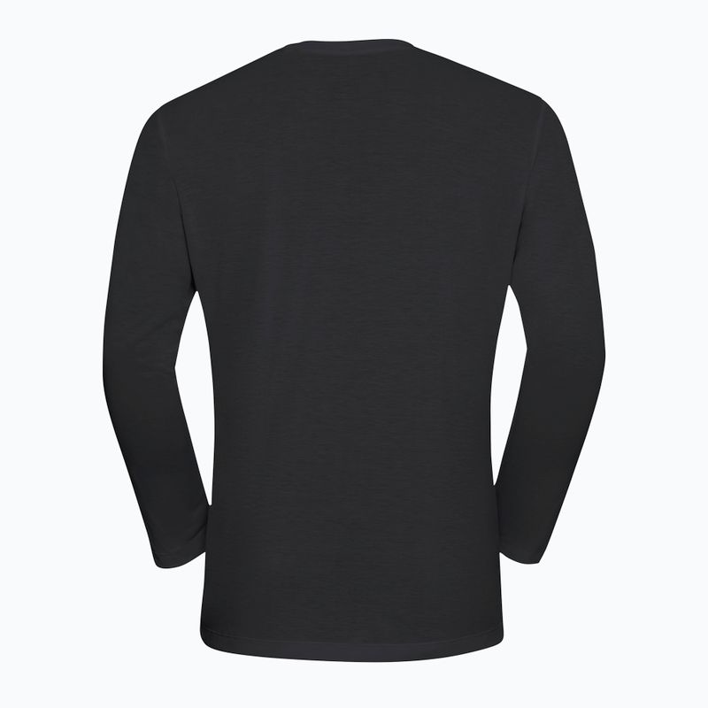 Maglia a maniche lunghe da uomo Jack Wolfskin Vonnan nera 4