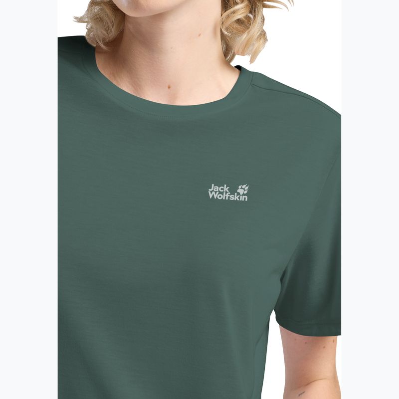 Maglietta da trekking da donna Jack Wolfskin Vonnan sago palm 4