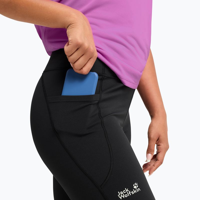 Pantaloncini da trekking da donna Jack Wolfskin Wildstride black 5