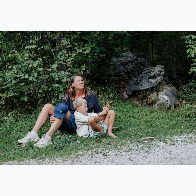 Felpa in pile da donna Jack Wolfskin Lite Curl Full Zip dark navy 9