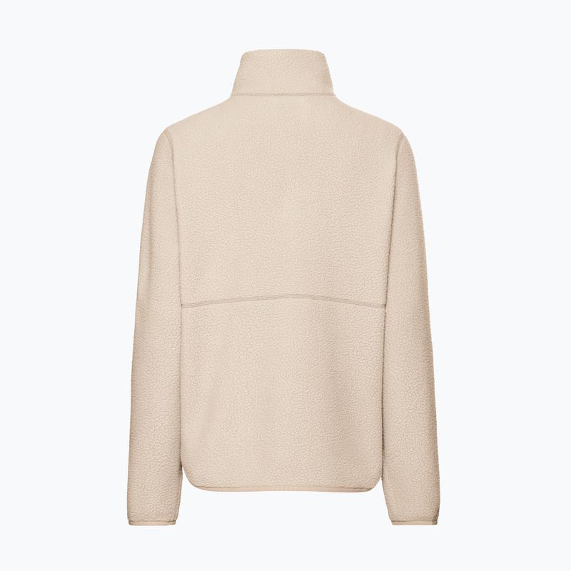Felpa in pile da donna Jack Wolfskin Lite Curl Full Zip oyster 8
