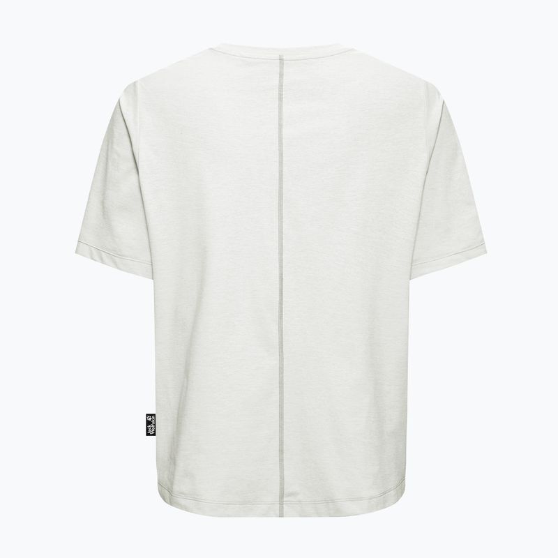 Maglietta da trekking da donna Jack Wolfskin Travel T stark white 6