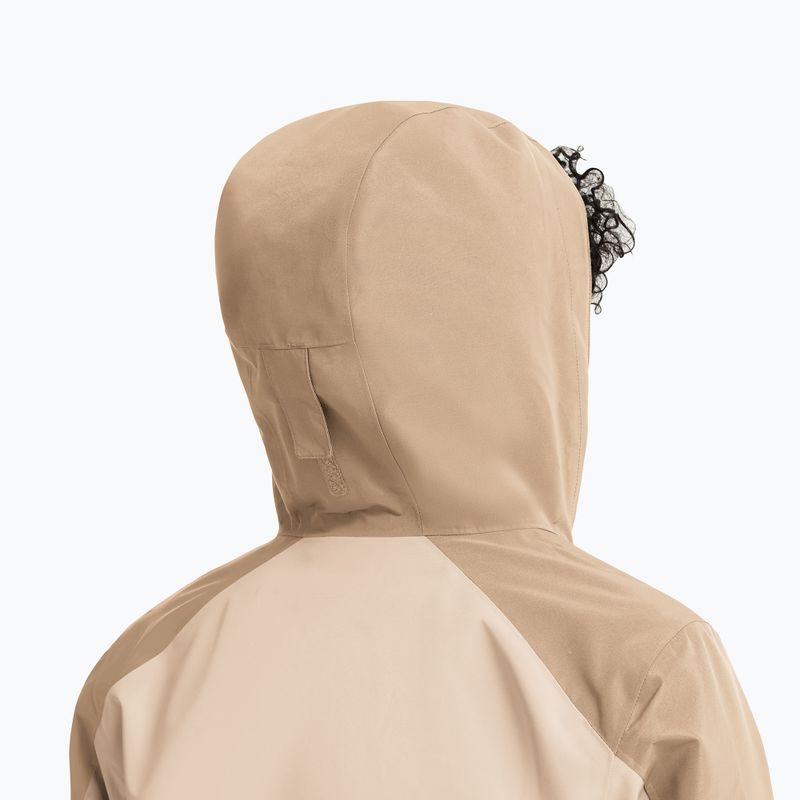 Giacca antipioggia da donna Jack Wolfskin Wildbound 2L oyster 5