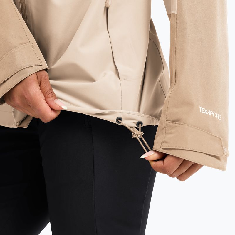 Giacca antipioggia da donna Jack Wolfskin Wildbound 2L oyster 6