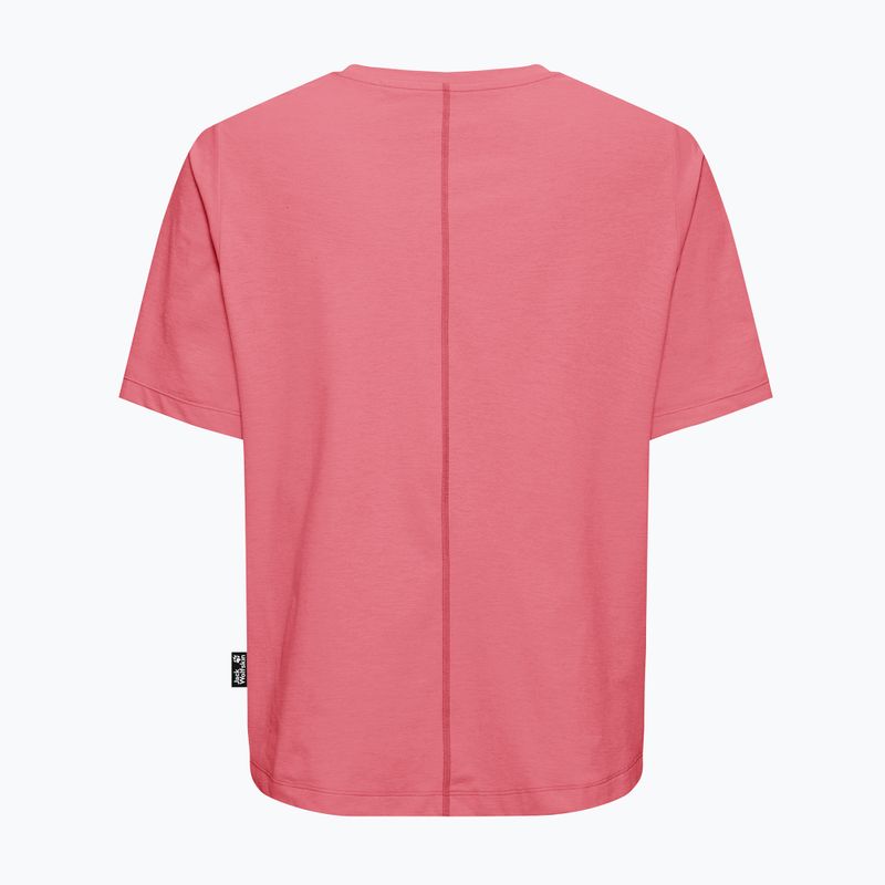 Maglietta da trekking da donna Jack Wolfskin Travel T evening rose 6