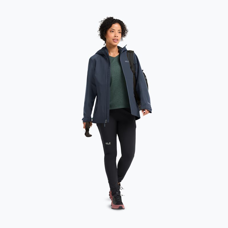 Giacca antipioggia da donna Jack Wolfskin Wildbound 2L midnight sky 2