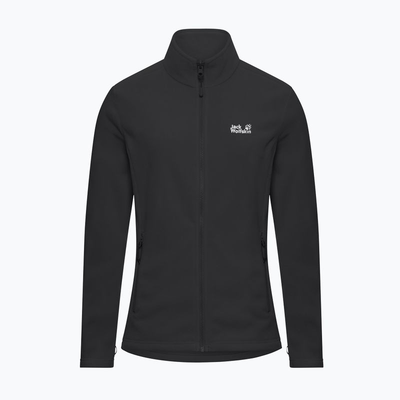 Felpa in pile da donna Jack Wolfskin Taunus 100 Full Zip black 7