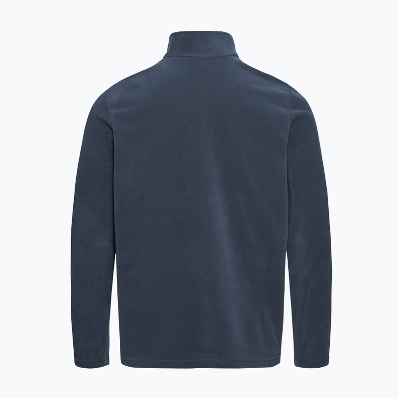 Felpa in pile da uomo Jack Wolfskin Taunus 100 Half Zip midnight sky 6