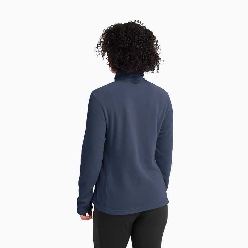 Felpa in pile da donna Jack Wolfskin Taunus 100 Full Zip midnight sky 3
