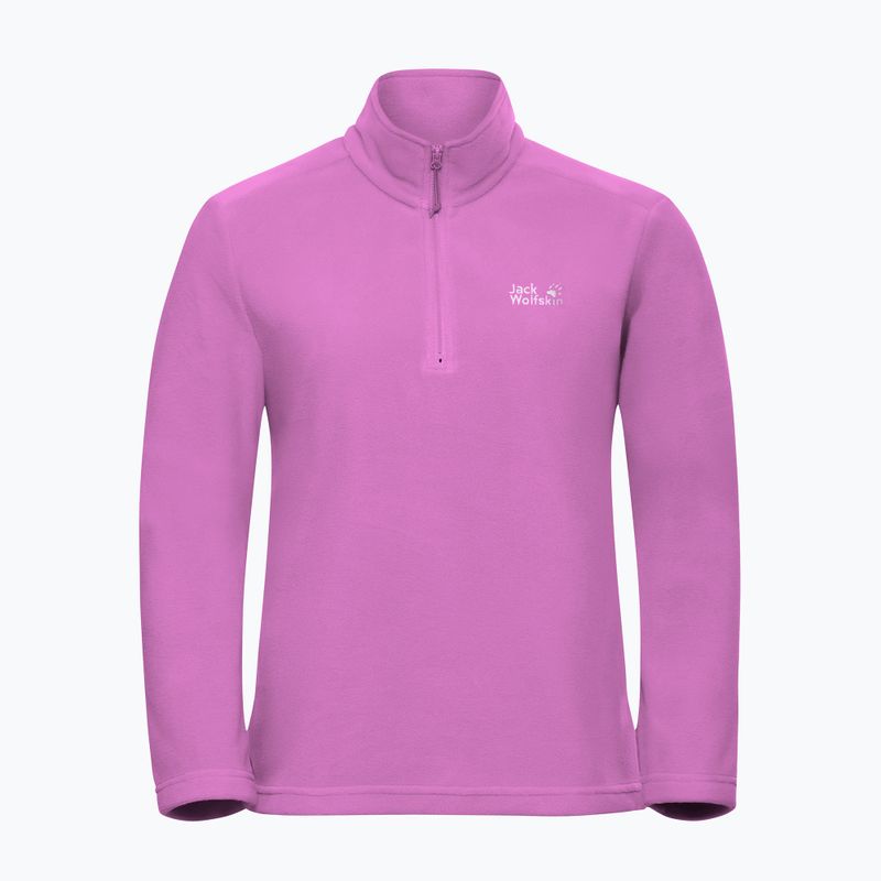 Felpa in pile da donna Jack Wolfskin Taunus 100 Half Zip foxglove 5