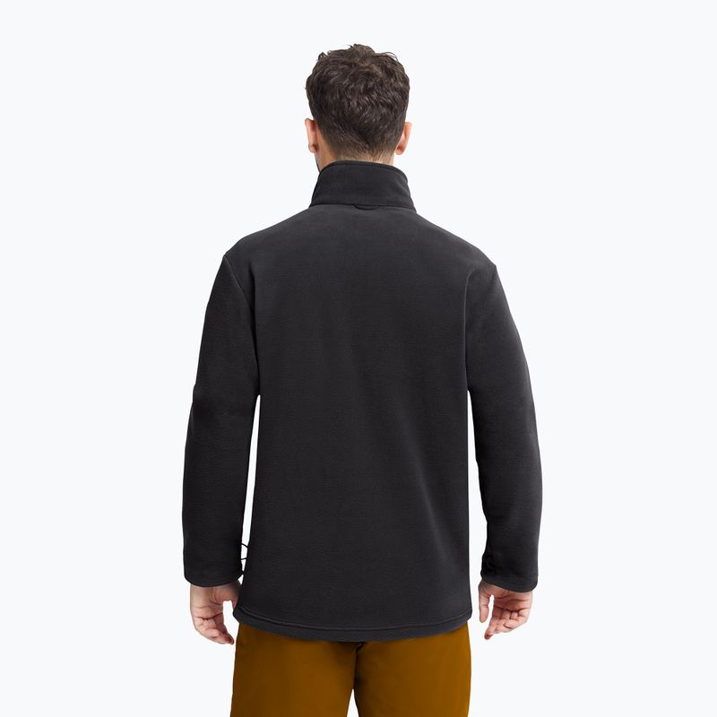 Pile uomo Jack Wolfskin Taunus 200 Full Zip black 3