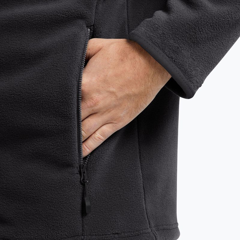 Pile uomo Jack Wolfskin Taunus 200 Full Zip black 6