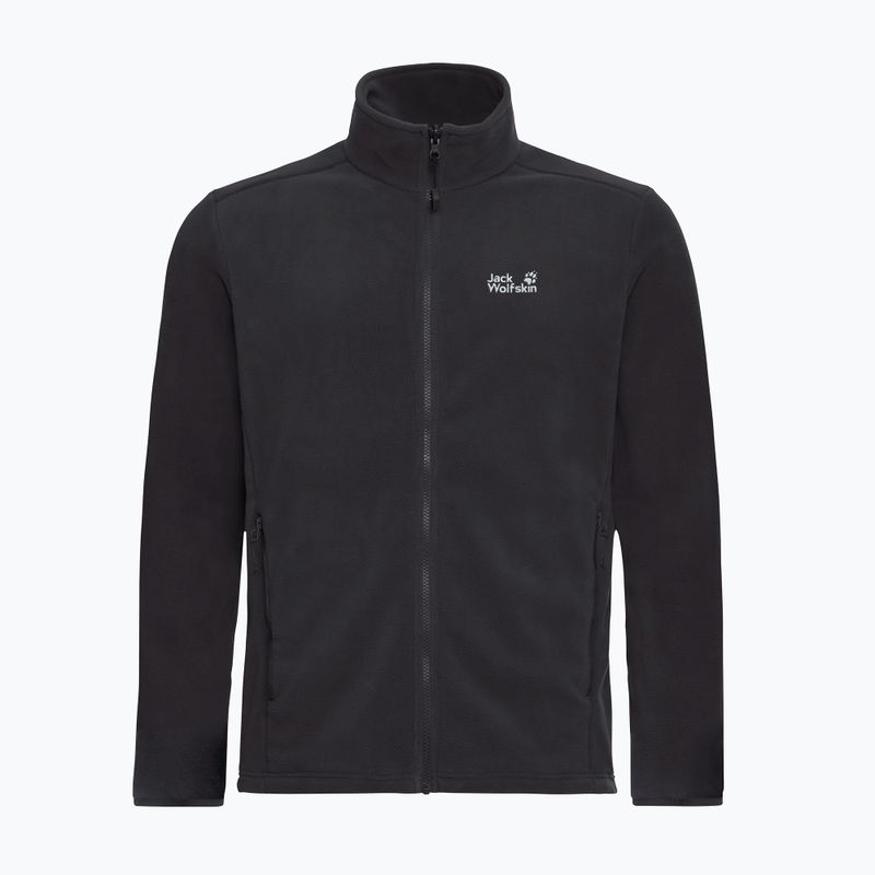 Pile uomo Jack Wolfskin Taunus 200 Full Zip black 7