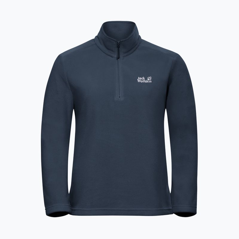 Felpa in pile da donna Jack Wolfskin Taunus 100 Half Zip midnight sky 5