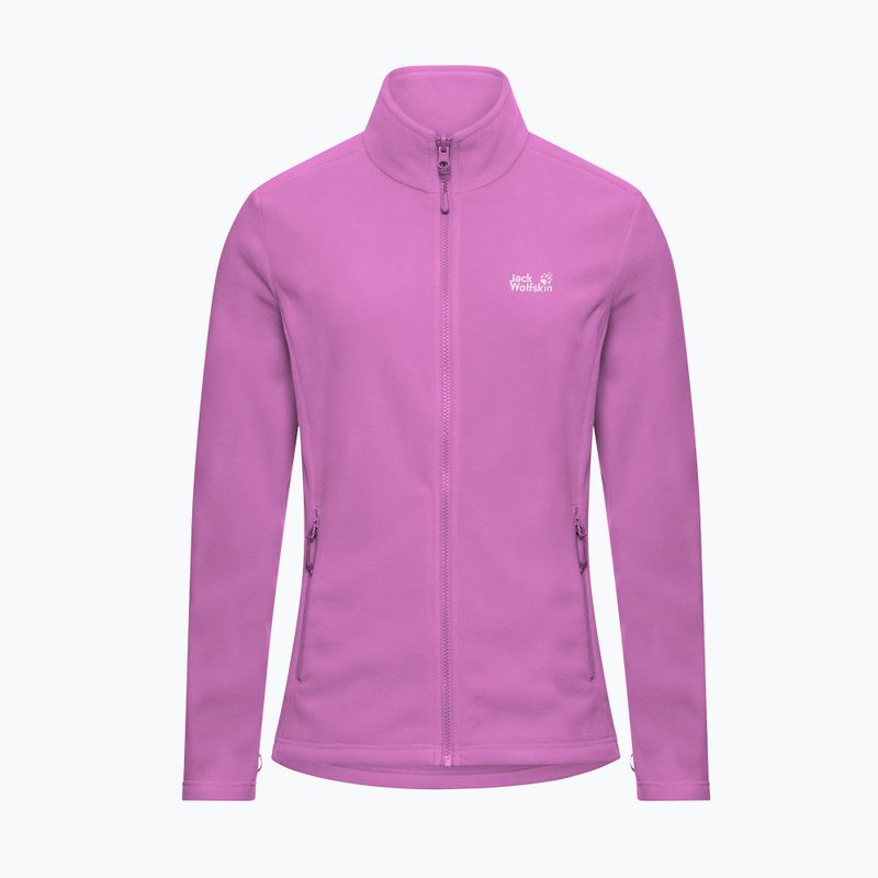 Felpa in pile da donna Jack Wolfskin Taunus 100 Full Zip foxglove 7