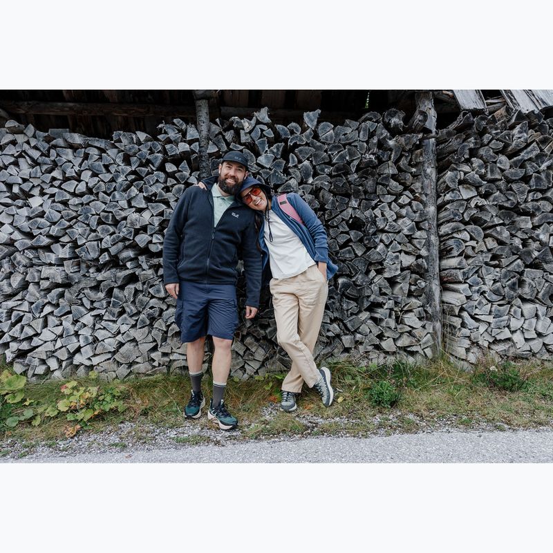 Felpa in pile da uomo Jack Wolfskin Taunus 100 Full Zip midnight sky 10