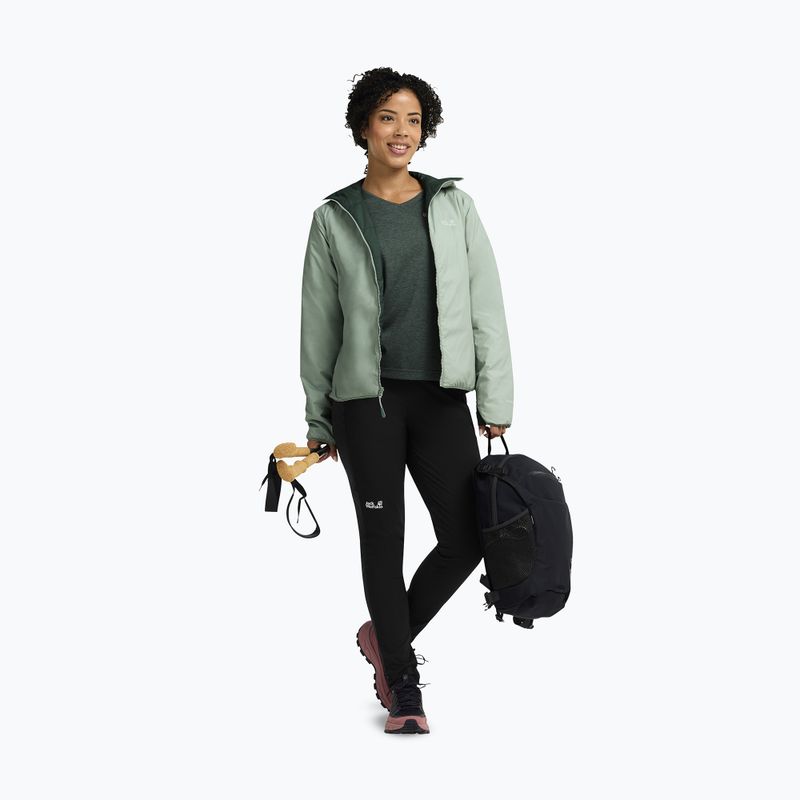 Giacca imbottita da donna Jack Wolfskin Trail Light Ins 2IN1 green zinnia 2