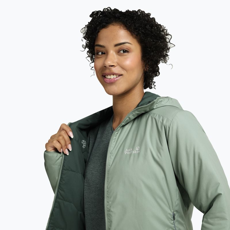 Giacca imbottita da donna Jack Wolfskin Trail Light Ins 2IN1 green zinnia 4