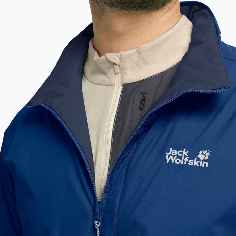 Giacca imbottita da uomo Jack Wolfskin Trail Light Ins 2IN1 blue orchid 4