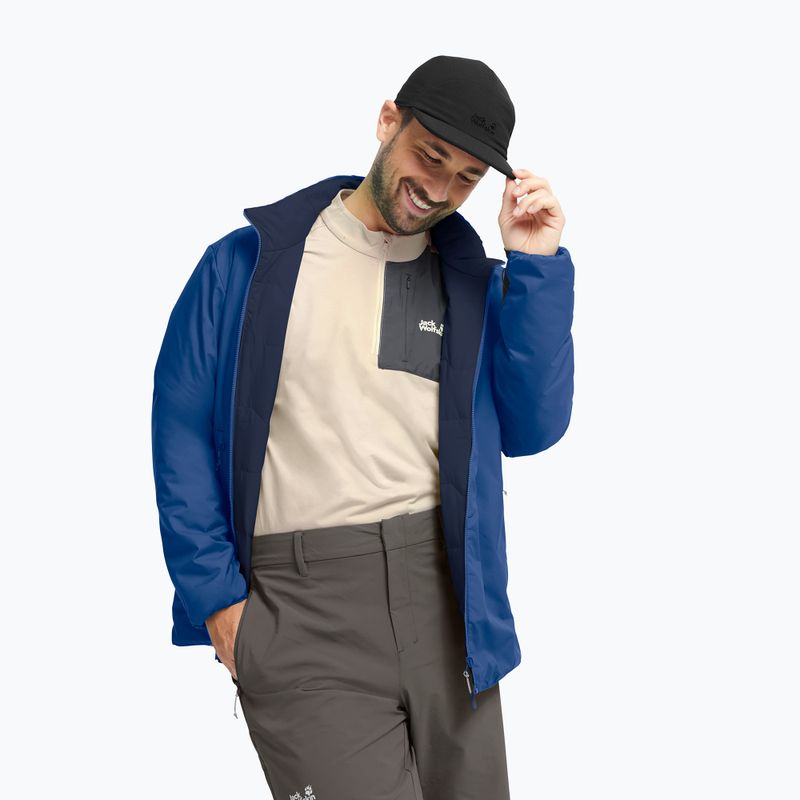 Giacca imbottita da uomo Jack Wolfskin Trail Light Ins 2IN1 blue orchid 5